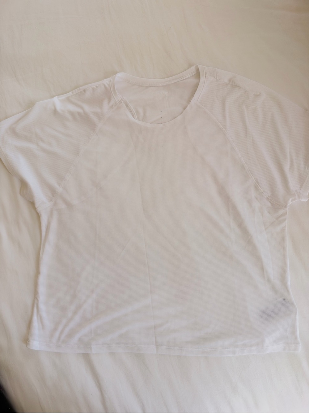White Crewneck Athletic Shirt